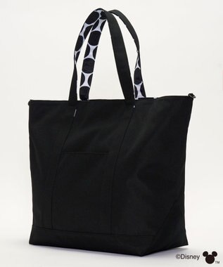 Y'SACCS 【Disney Collection】シルエットプリント2WAYトートバッグ ブラック