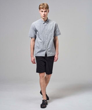 JOSEPH HOMME 【オリジナル素材】 ライトタックジャージー ドロスト付ショートパンツ / BERMUDA ブラック系