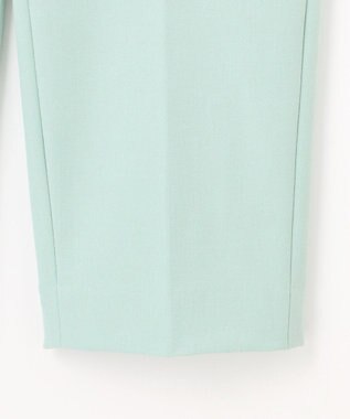 自由区 【撥水加工・洗える】TRギャバ裏起毛テーパード パンツ アイスグリーン