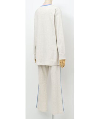 tsumori chisato SLEEP パジャマ　ルームウエア　長袖　長ズボン　綿100%　フライス素材　/ワコール　UDX548 グレー