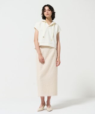  クロップトジャージトップ