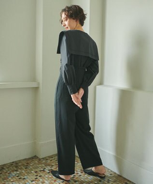 #Newans 【ANSWER for ハンサムモード】襟を取り外せる！セーラーカラーシャツ ブラック系9