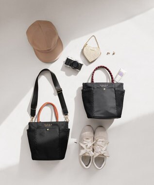 TOCCA 【WEB＆一部店舗限定・環境にやさしい素材】PESCA BAG ナイロンバッグ ブラック系5