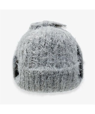 林八百吉商店 un chapeau  ミンクニットウィンター グレー