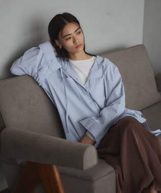 CRAFT STANDARD BOUTIQUE フーディーオーバーサイズシャツ