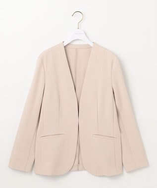 ANY SIS S 【UVカット / 接触冷感 / 吸水速乾】スマートビューティストレッチ ノーカラージャケット ライトベージュ