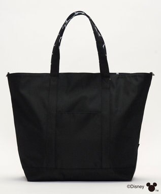 Y'SACCS 【Disney Collection】シルエットプリント2WAYトートバッグ ブラック