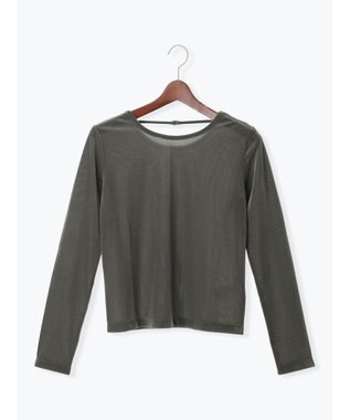 Te chichi シアーベロアトップス《2025Autumn catalog vol.2 item》 チャコールグレー