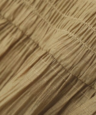 Green Parks シャーリングティアードキャミワンピース Beige