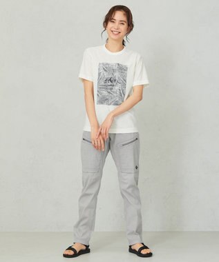 JOSEPH ABBOUD MOUNTAIN 【UNISEX】パワーストレッチリップコンビ パンツ ライトグレー系