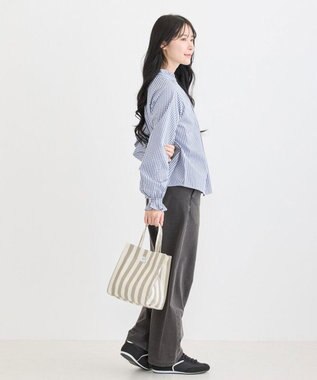 ROOTOTE 3530【ルートート】EU.スクエア.ラミネート-W 04：グレー・ホワイト