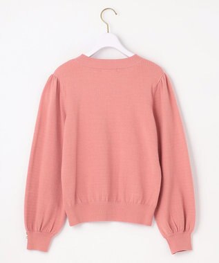 ANY SIS 【CICA加工】ケーブルポイント ニット サーモンピンク