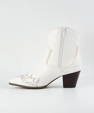 BONTRE 【MIONOTIS/ミオノティス】ショートウェスタンブーツ/40412 アイボリー