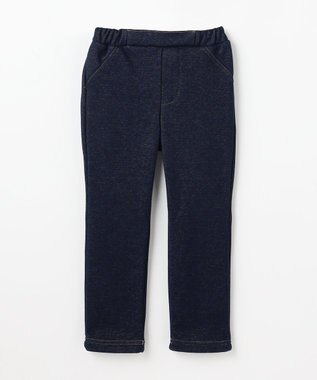 組曲 KIDS 【110-140㎝】 シャギーデニムパンツ ネイビー