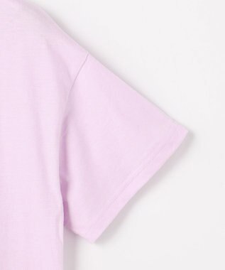 ANY KIDS 【綿100%/接触冷感】ひんやり オーバーサイズ アニマルTシャツ ラベンダー×ウサギ