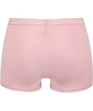 Wing ショーツ ボーイレングス 綿混(身生地部) やさしい肌あたり 【デイリーフィット やわらかコットン】 はきこみ丈ふかめ EC4230 ウイング／ワコール ロマンピンク