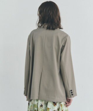 YECCA VECCA ロングテーラードジャケット Gray Beige