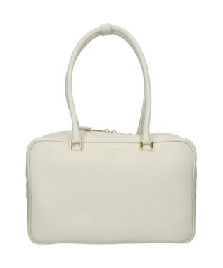 INTER-CHAUSSURES 【CHRISTIAN VILLA】イタリアンレザークラシックボストン オフホワイト