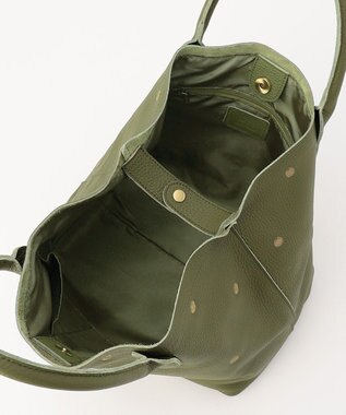 UNBILLION ペルケ perche / 牛革ドット刺繍トートバッグ OL