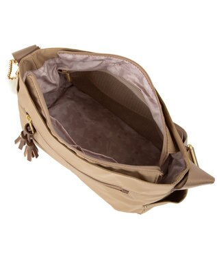 ACE BAGS & LUGGAGE kanana project collection タッセル-e ショルダーバッグ 横 68872 ベージュ