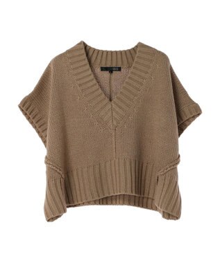 Green Parks ・ＳＵＧＡＲ　ＳＰＯＯＮ　ショートニットベスト Beige