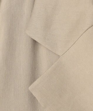 BEIGE， MICA /  リネンブレンドベルト付きジレ  L.Taupe