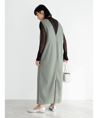 Green Parks ・ＥＬＥＮＣＡＲＥ　ＤＵＥ　ＳＥＴ２点インナー×ジャンスカ Light Khaki