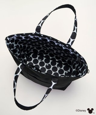 Y'SACCS 【Disney Collection】シルエットプリント2WAYトートバッグ ブラック