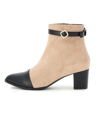 TOCCA TOCCA CLOVER BELTED BOOTS ブーツ ベージュ系