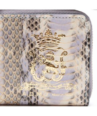 A.D.M.J. 【スネークレザー】スモールウォレット リラ