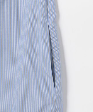 J.PRESS LADIES L 【WEB限定カラーあり・洗える・接触冷感・UVカット・イージーケア】 エステネージュストライプ ワンピース サックスブルー系1