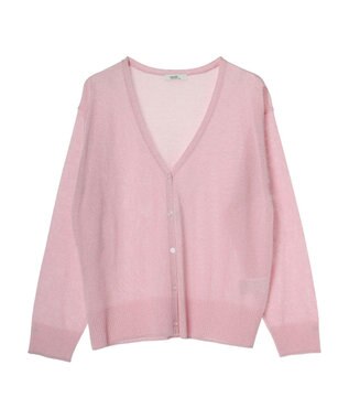 earth music&ecology ラメ入りニットカーディガン