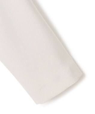 23区 【洗える】トリアセダブルジョーゼット ペプラム ブラウス ベージュ系