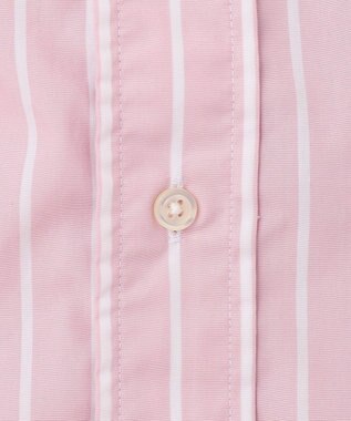 J.PRESS YORK STREET 【UNISEX】タイプライターストライプ シャツ ピンク系1