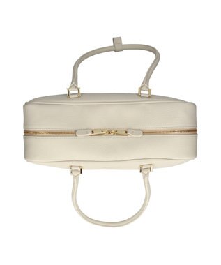 INTER-CHAUSSURES 【CHRISTIAN VILLA】イタリアンレザークラシックボストン オフホワイト