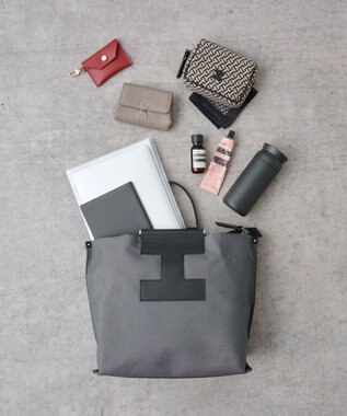 IACUCCI ＜Oggi 2月号掲載＞【ナイロン】ソルベット BP CORDURA/RUGA グレー