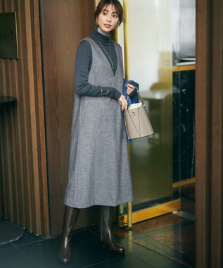 23区 バケツショルダー バッグ アイボリー系