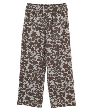 CRAFT STANDARD BOUTIQUE インド綿総柄イージーパンツ Brown