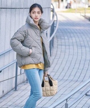 Tiaclasse 【2WAY】キルティングトートバッグ アイボリー