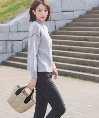 Tiaclasse 【2WAY】キルティングトートバッグ アイボリー