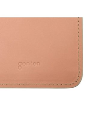 genten フラッターカットワーク 二つ折り財布 オフホワイト