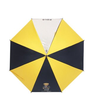 MOONBAT 【キッズ】POLO RALPH LAUREN（ポロ ラルフローレン）ポロベア 晴雨兼用 長傘 カラーコンビ ビニール窓 イエロー