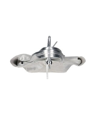 INTER-CHAUSSURES 【ANDREA CARDONE】メタリックレザーミディアムトートバッグ シルバー