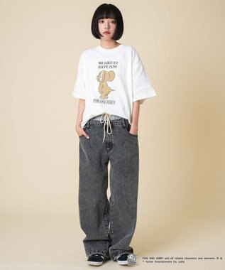 WEGO 【新柄追加/ユニセックス着用アイテム/SMLサイズ展開】TOMandJERRYグラフィックT（S） 柄5