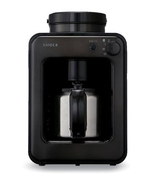 YAMATO テーブル＆キッチン 【siroca】全自動コーヒーメーカー  ブラック(ステンレスサーバー)  SC-A211S(K)