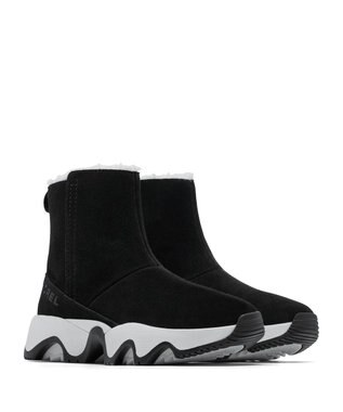 SOREL キネティックインパクト　ショートブーツ Black, Sea Salt