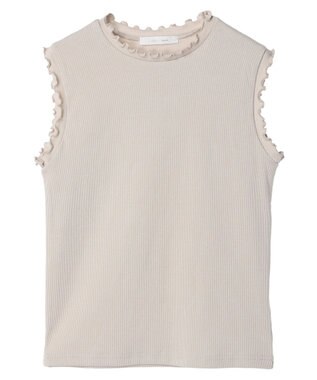 Green Parks ・Ｐｅｔｉｔ　Ｆｌｅｕｒ　メローｓｔリブタンクトップ Beige