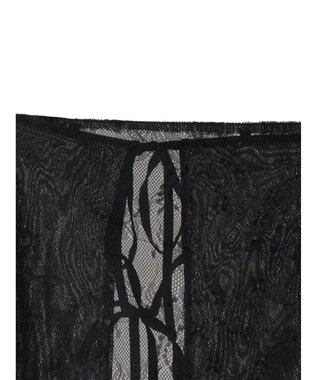 Green Parks ２ｗａｙ　巻きスカート（レース） Black