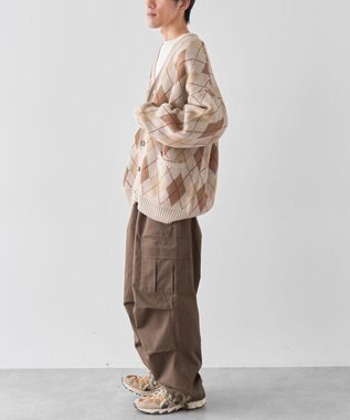 CRAFT STANDARD BOUTIQUE アーガイル柄カーディガン Ivory