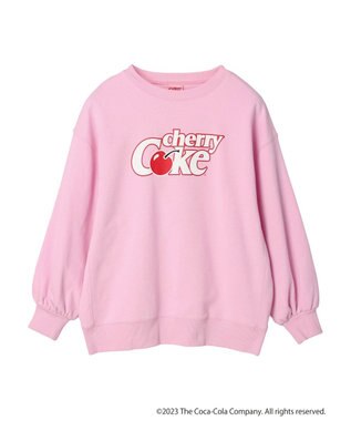 earth music&ecology 別注Ｃｈｅｒｒｙ　Ｃｏｋｅ「R」スウェット Light Pink